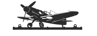 Accroche clés Messerschmitt Bf109 décoration murale avion