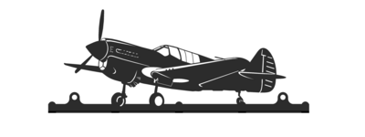 Accroche clés P40 décoration murale avion
