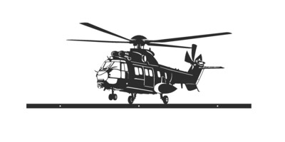 Cougar décoration murale hélicoptère militaire armée de terre