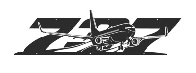 Boeing 737 décoration murale avion de ligne