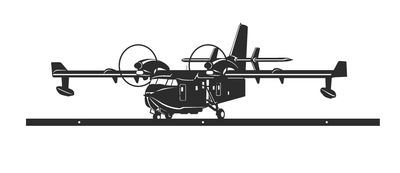 Canadair CL215 décoration murale hélicoptère sécurité civile