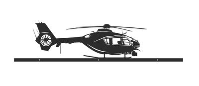 EC135 décoration murale hélicoptère