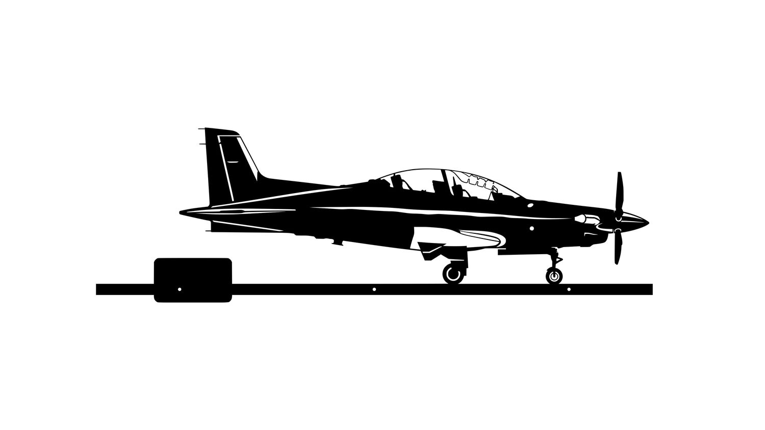 &quot;Décoration Murale en Acier PILATUS PC-21 avec Support Patch - Ajoutez une Touche d&#39;Aviation à votre Espace&quot;