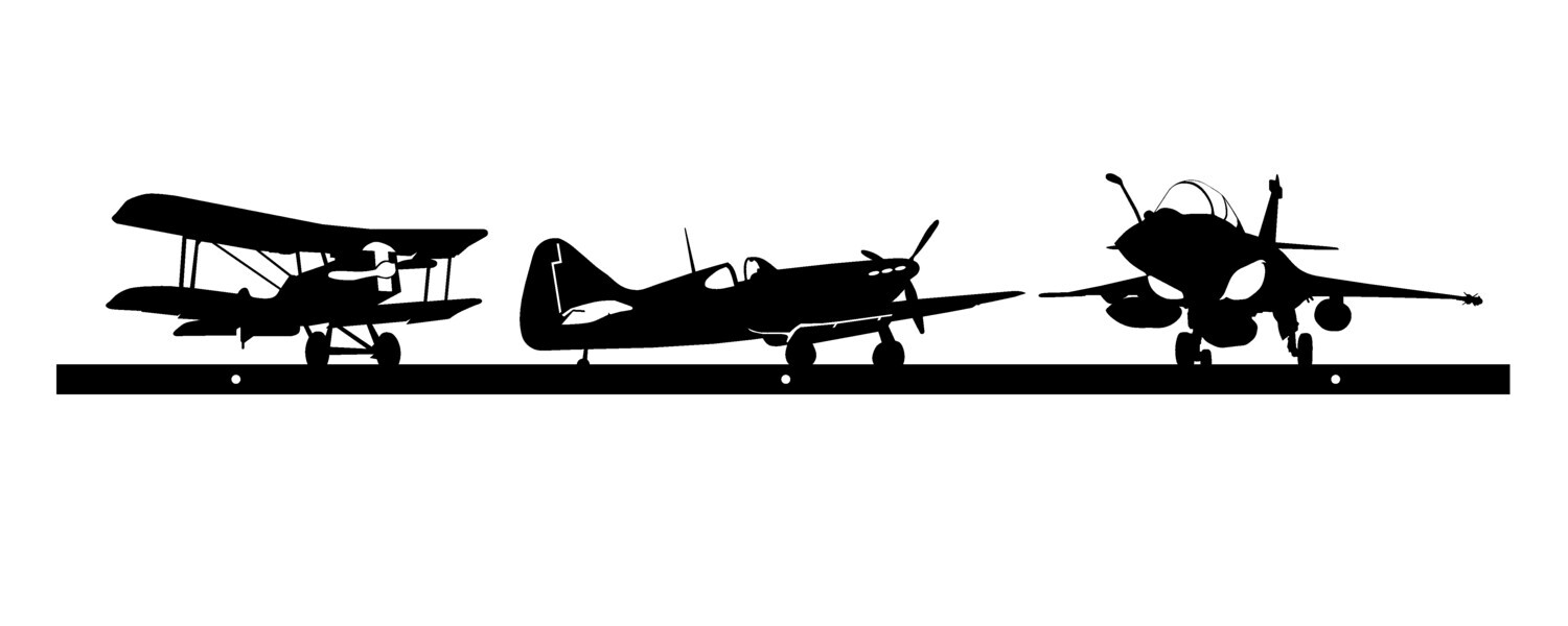 Chasseurs décoration murale avions militaires