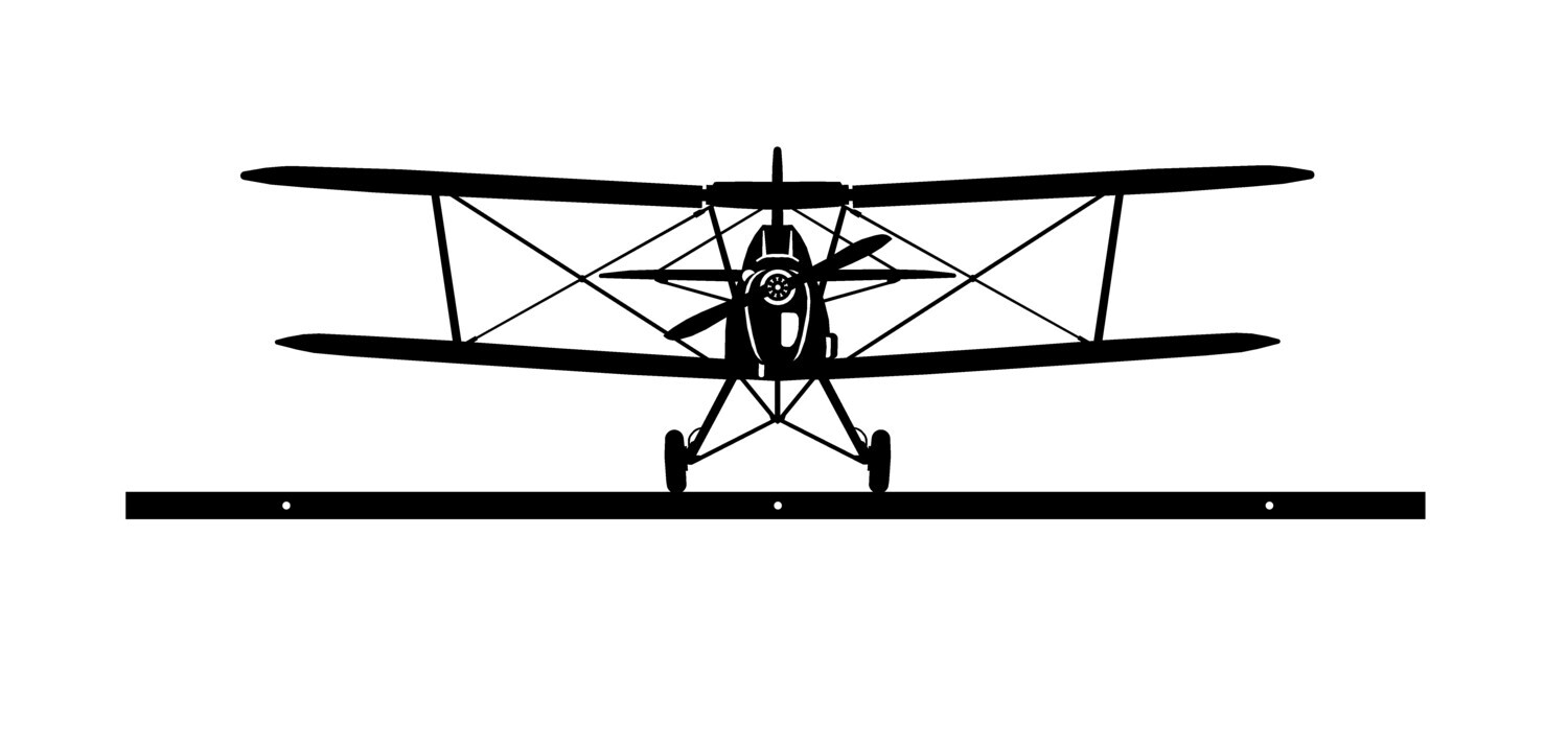 Stampe SV4 décoration murale avion militaire armée de l'air et armée de terre