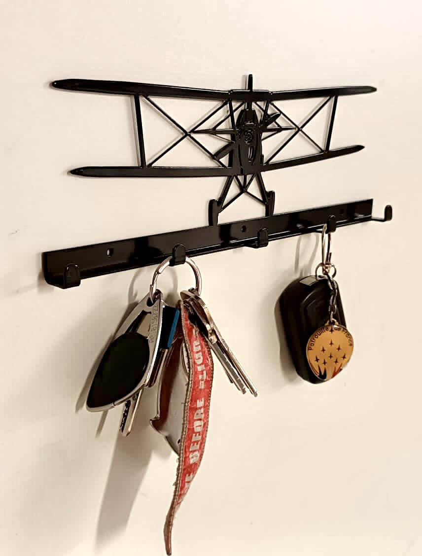 Accroche clés 25cm Stampe Sv4 décoration murale avion
