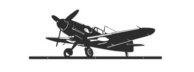 Messerschmitt Bf109 décoration murale Warbirds