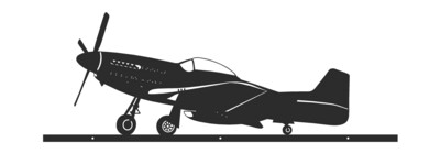 P51 décoration murale Warbirds