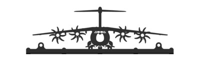 Accroche clés 25cm A400m décoration murale avion