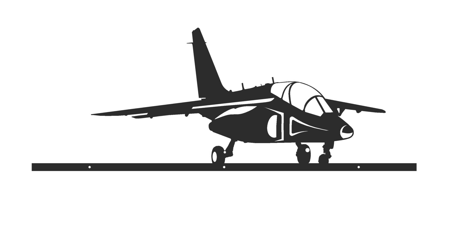 Alphajet 3/4 décoration murale avion militaire armée de l'air