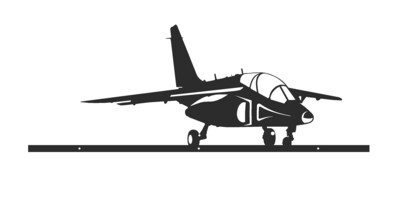Alphajet 3/4 décoration murale avion militaire armée de l'air