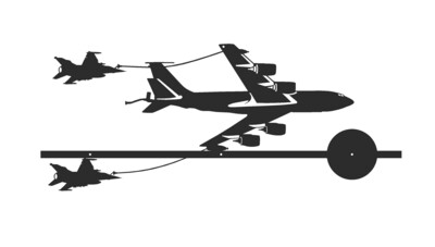 C135FR Mirage F1 avec support patch ( fixation par velcro ) décoration murale avion militaire armée de l'air