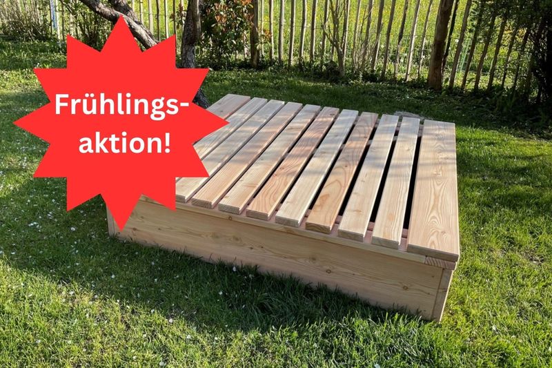 Sandkasten aus Schweizer Holz inkl. Füllung Sandkasten aus Schweizer Holz inkl. Füllung