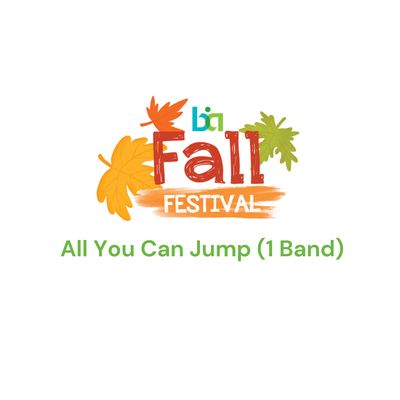 Fall Festival - 1 Jump Band / 1 Pulsera de acceso a la casa inflable