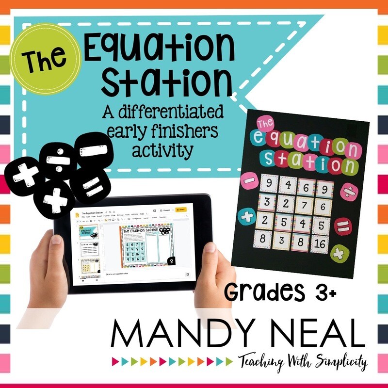 The Equation Station | Print + Digital