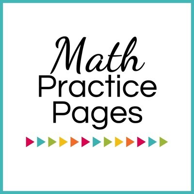 Math Practice Pages