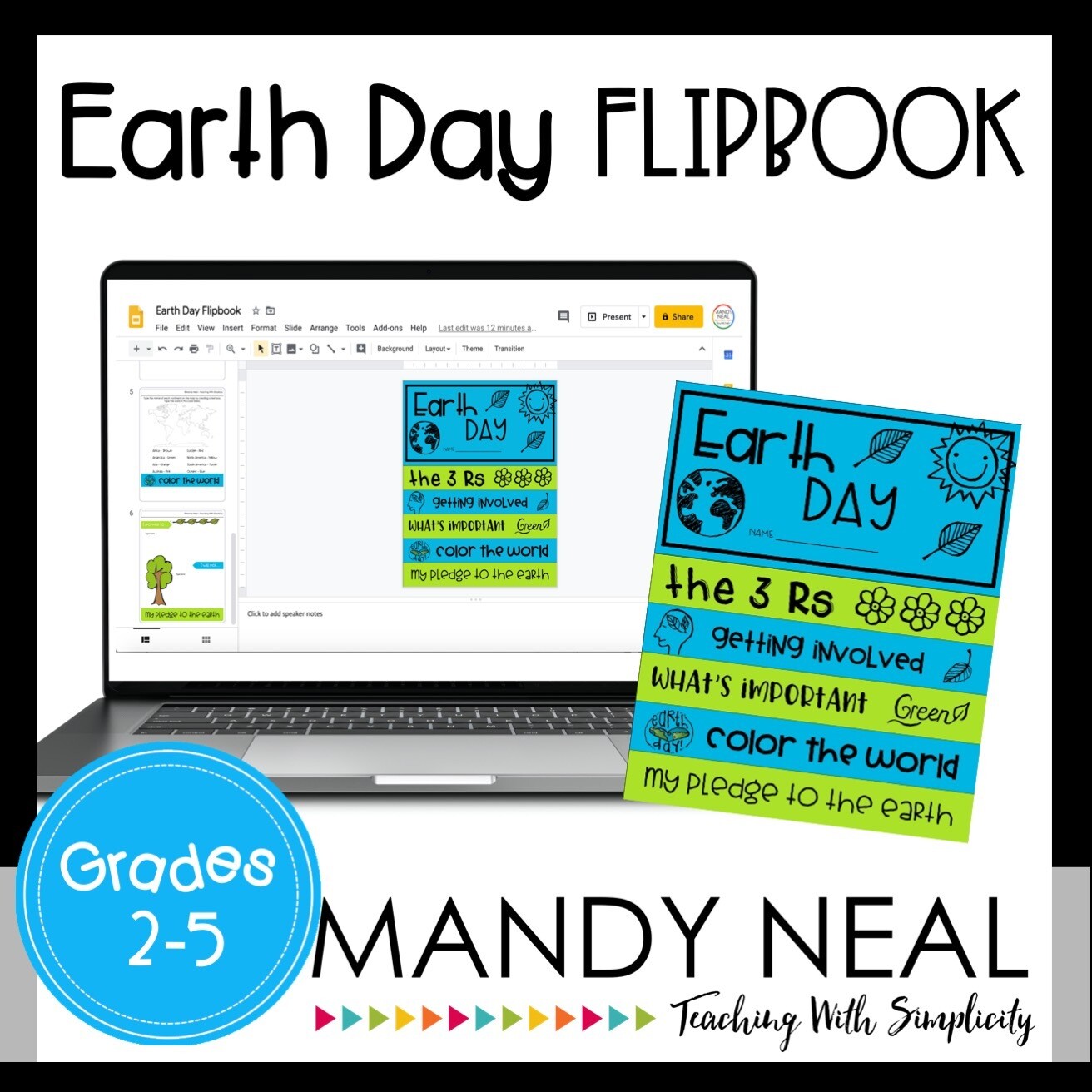 Digital Earth Day Flip Book