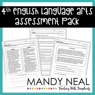 Common Core Assessment Pack-ELA Grade 4
