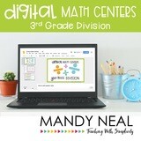 Third Grade Digital Math Centers Area and Perimeter