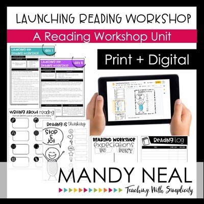 Launching Reading Workshop in Grades 3-5 Print + Digital Bundle