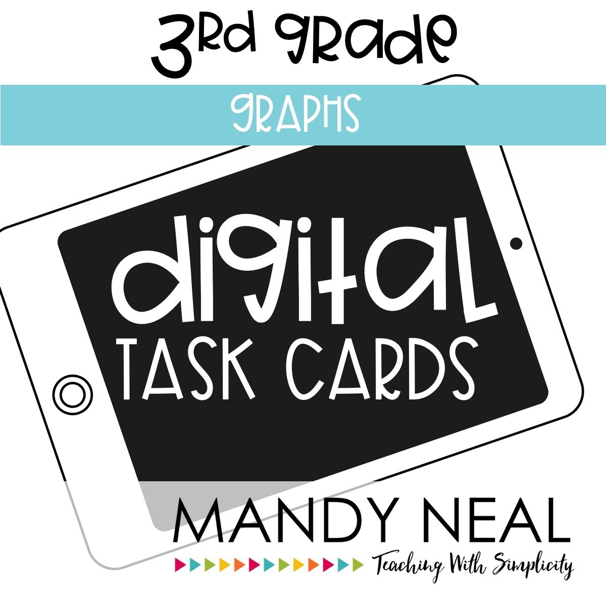 Third Grade Digital Math Task Cards ~ Graphs