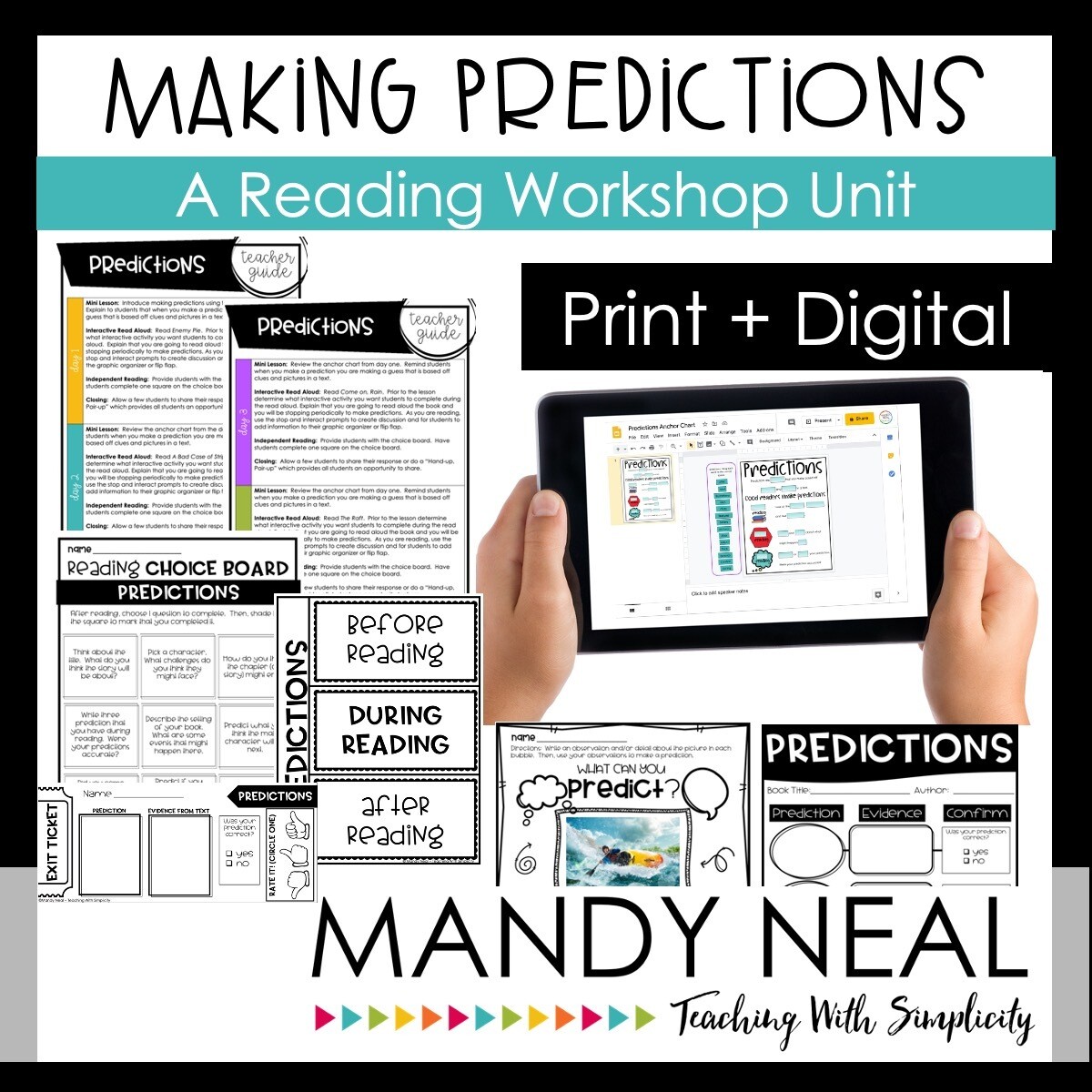 Making Predictions Reading Workshop Unit Print + Digital Bundle