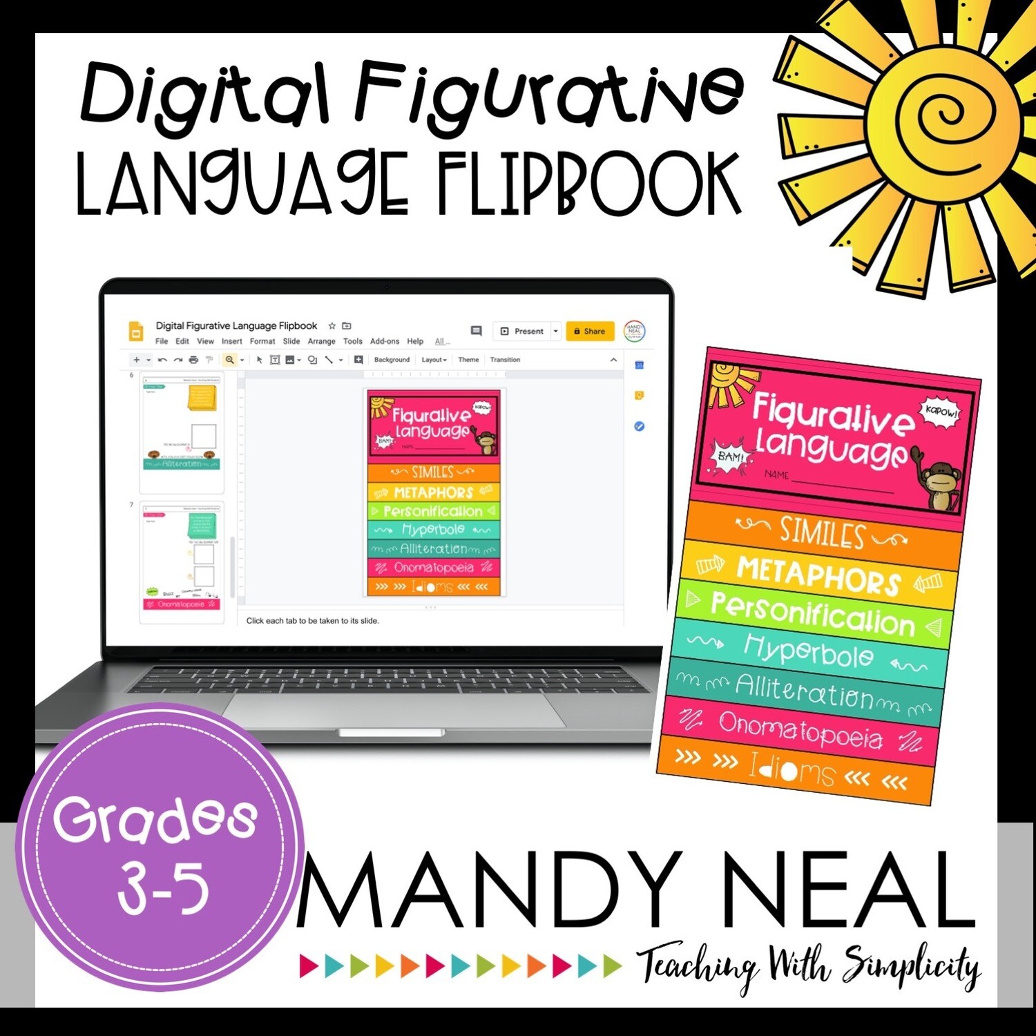 Digital Figurative Language Flipbook