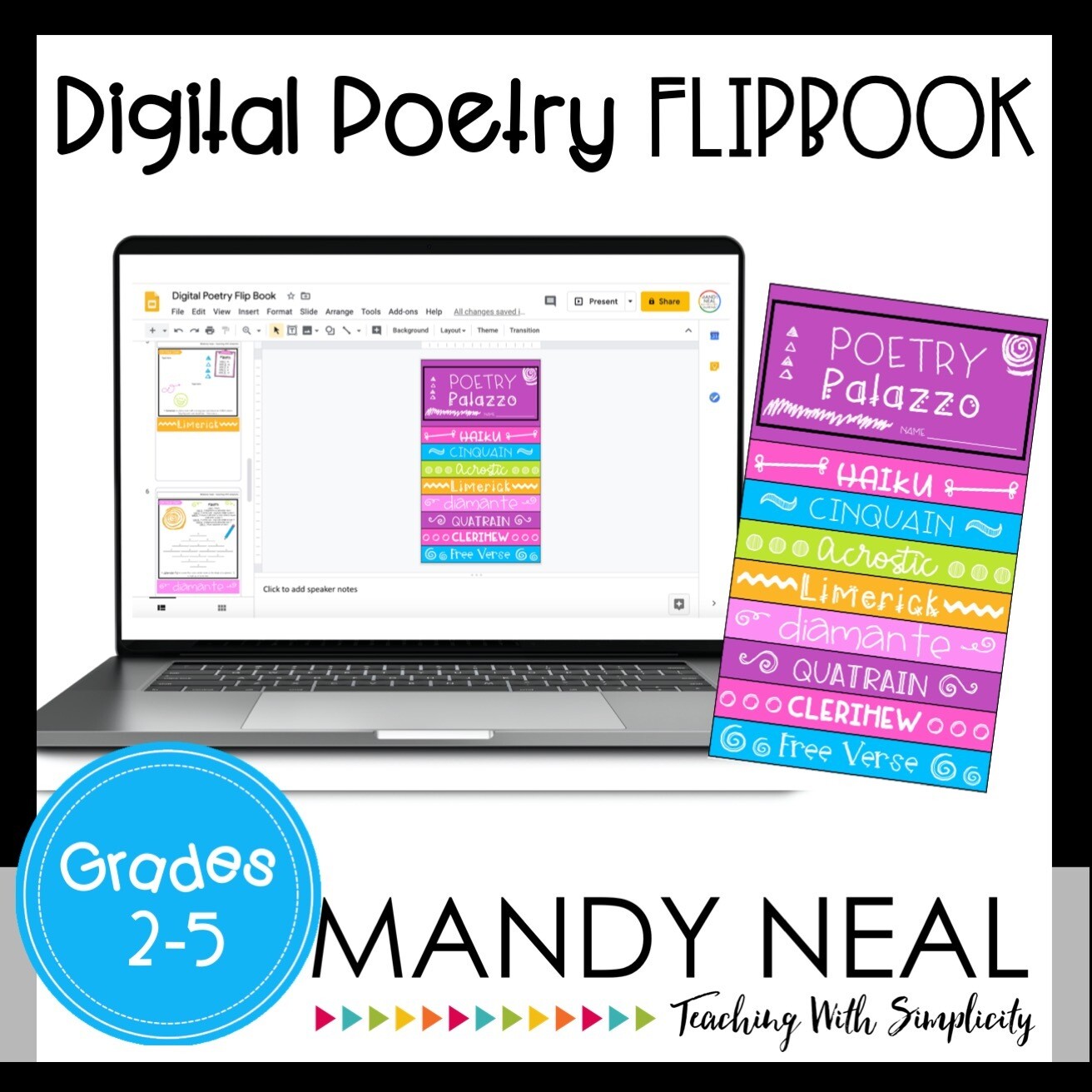 Digital Poetry Writing Flipbook