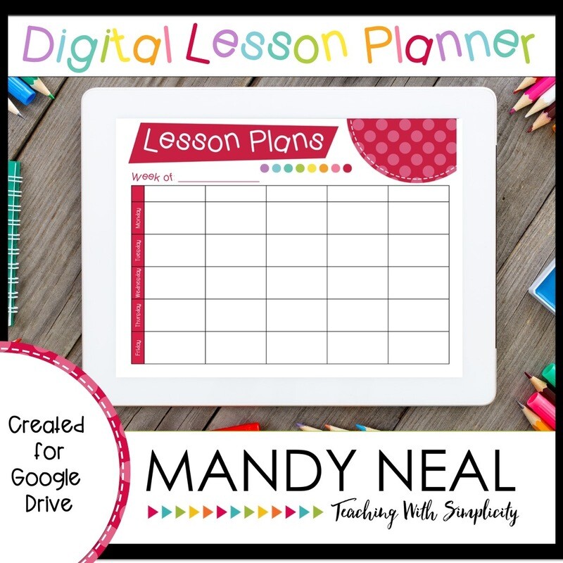 The Digital Teacher Planner