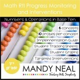 3rd Grade Math Intervention Assessments & Intervention Binder for NBT Bundle