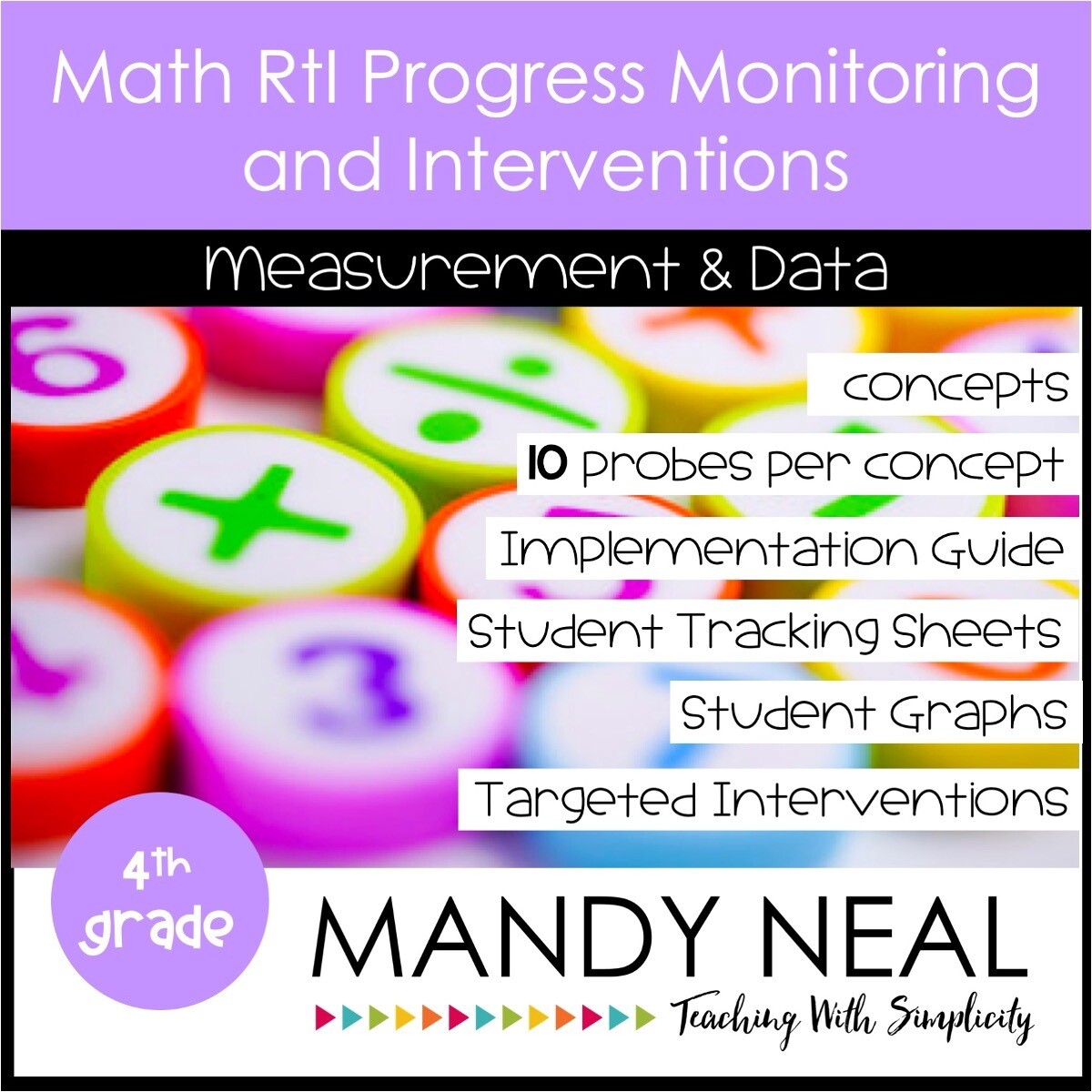 4th Grade Math Intervention Assessments & Intervention Binder for MD Bundle