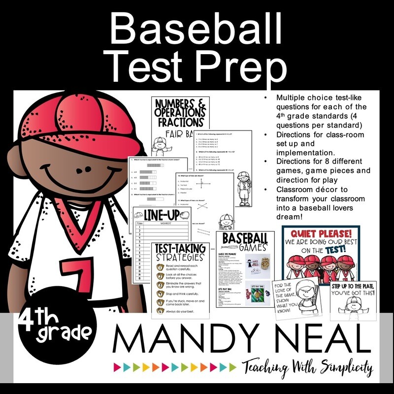 4th Grade Math Test Prep Review