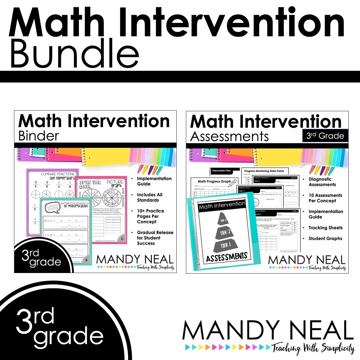 3rd Grade Math Intervention Activities and Assessments