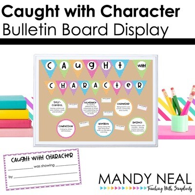 Character Traits Bulletin Board Display