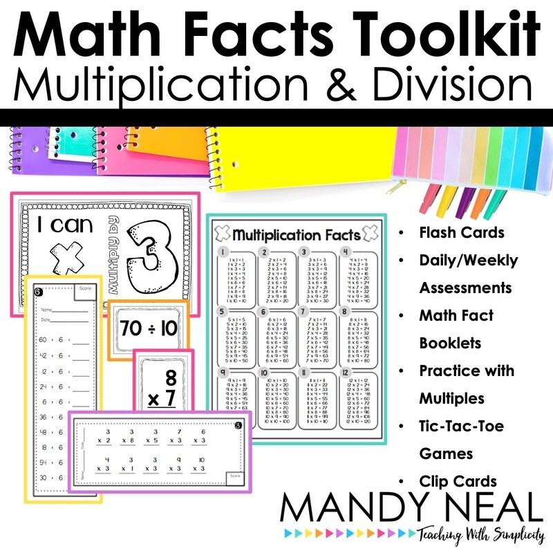 Multiplication &amp; Division Facts Toolkit