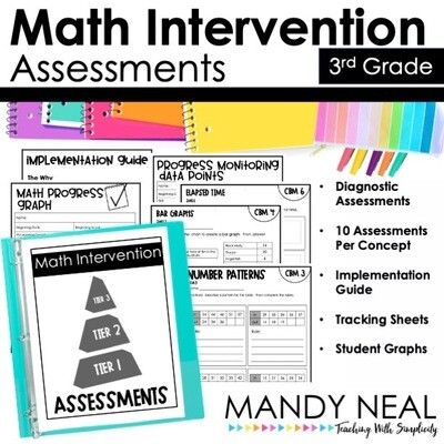 3rd Grade Math Intervention Assessments