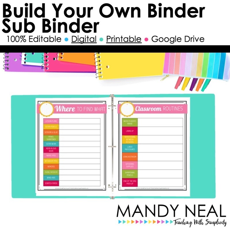 Substitue Binder