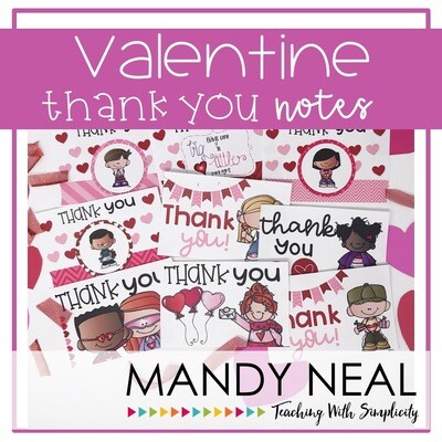 Valentine Thank You Notes