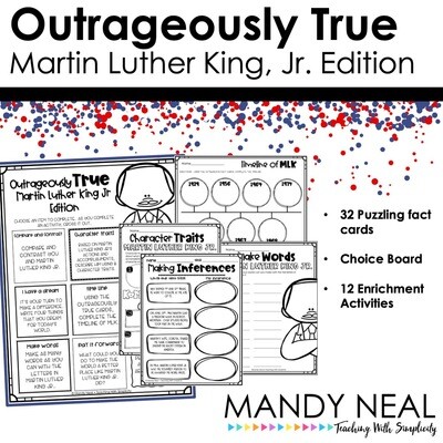 Outrageously True ~ Martin Luther King Jr. Edition Early Finishers