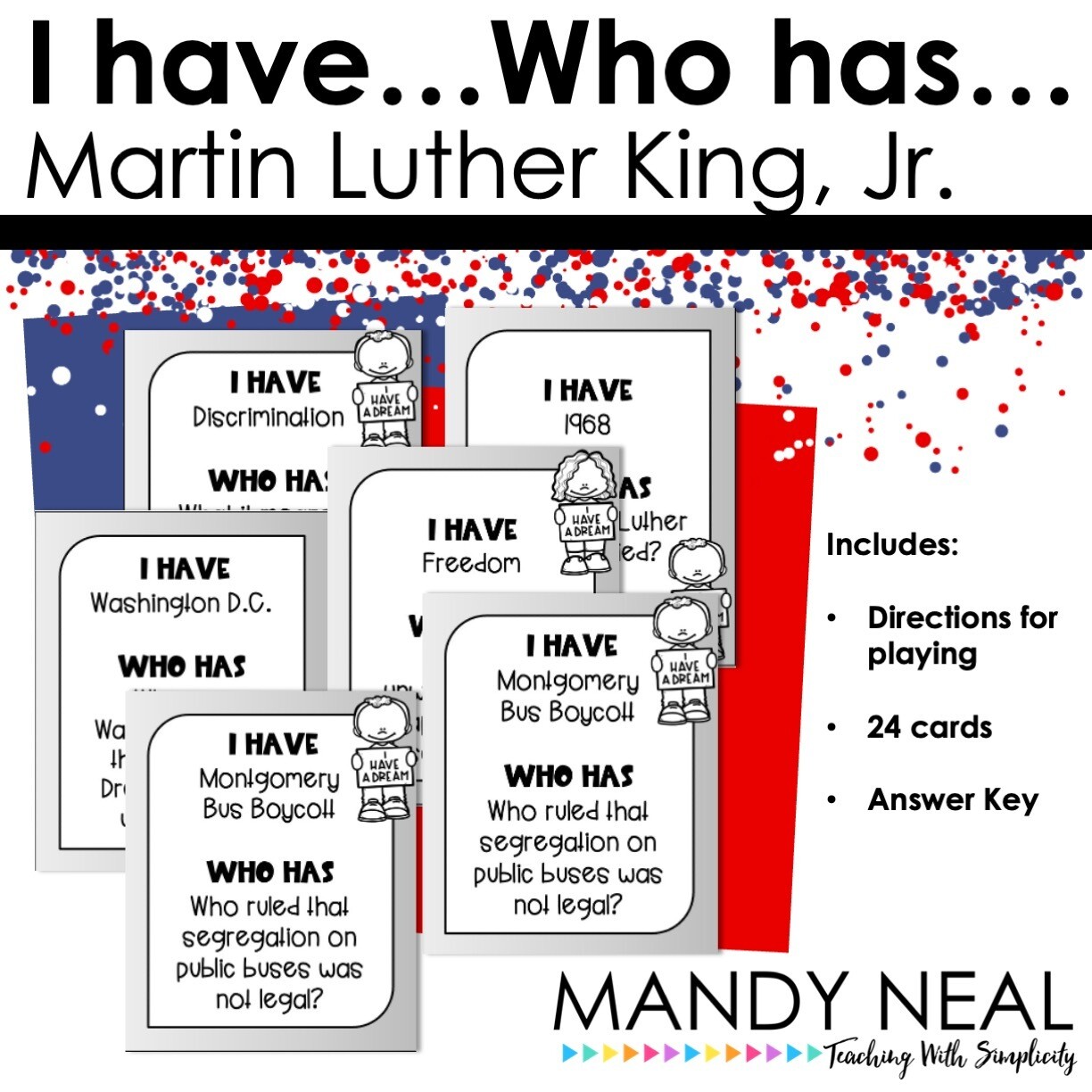Martin Luther King, Jr Activity