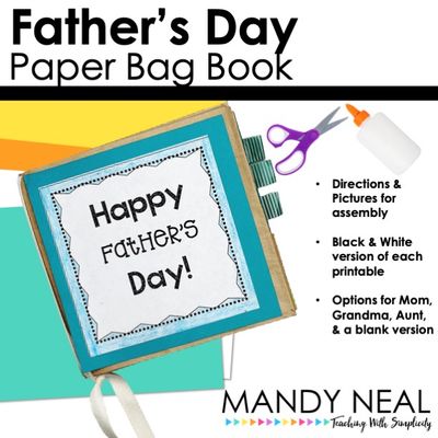 Father's Day Craft: Paper Bag Book Father's Day Craft: Paper Bag Book