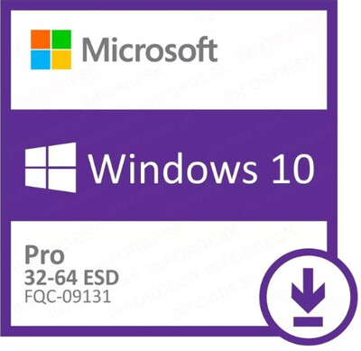 MICROSOFT WINDOWS 10 PRO ESD - 32 64 BITS ORIGINAL VITALÍCIO ( DOWNLOAD ) + NOTA FISCAL
