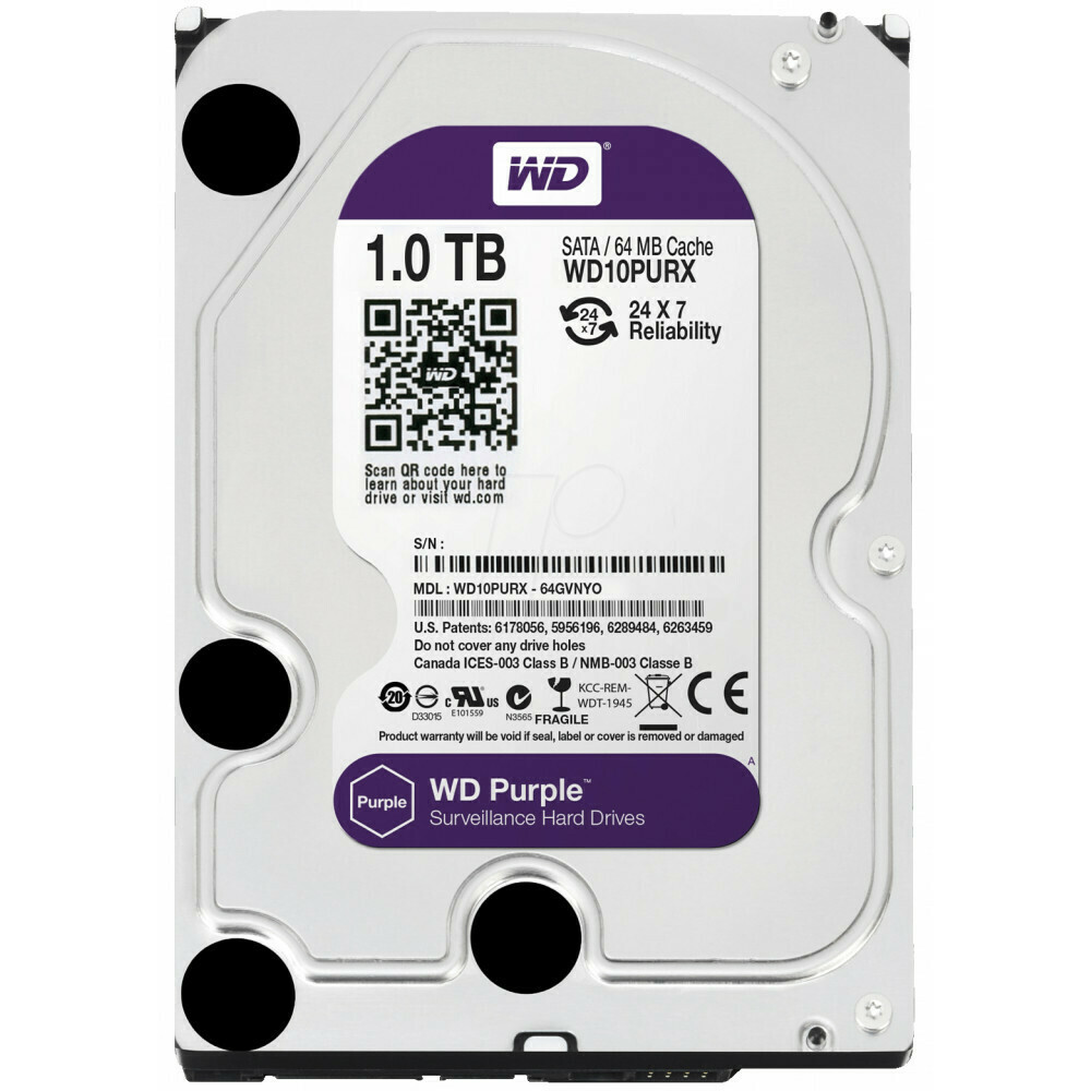 Western Digital 1TB / WD10PURX Purple