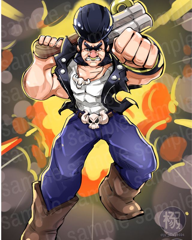 Bull Explosion by JY Jacky 8x10 or 11x17