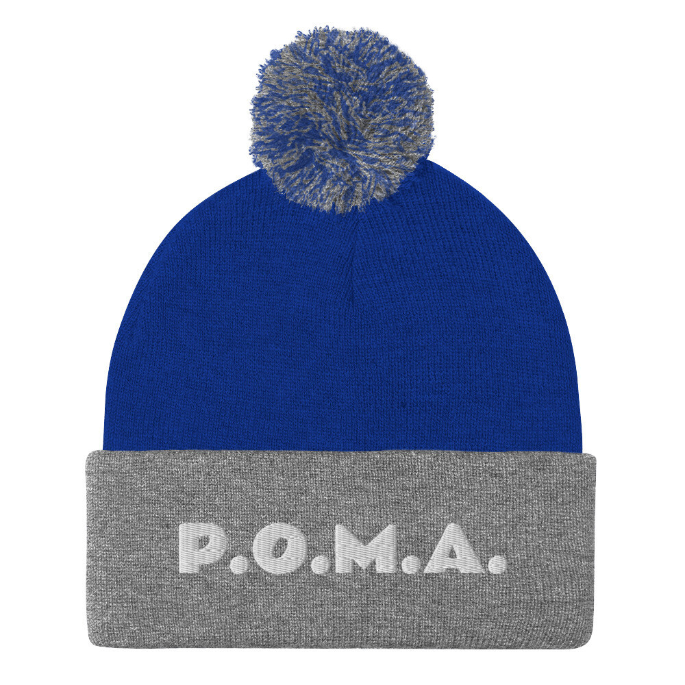 Pom-Pom "P.O.M.A." Beanie