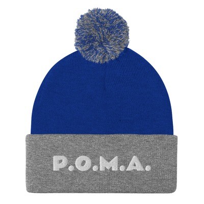 Pom-Pom "P.O.M.A." Beanie