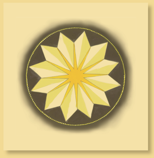 Colour Mandala affirmation cards