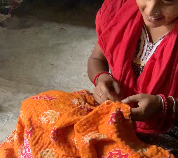 Kantha stitched Bed Quilts & Throws