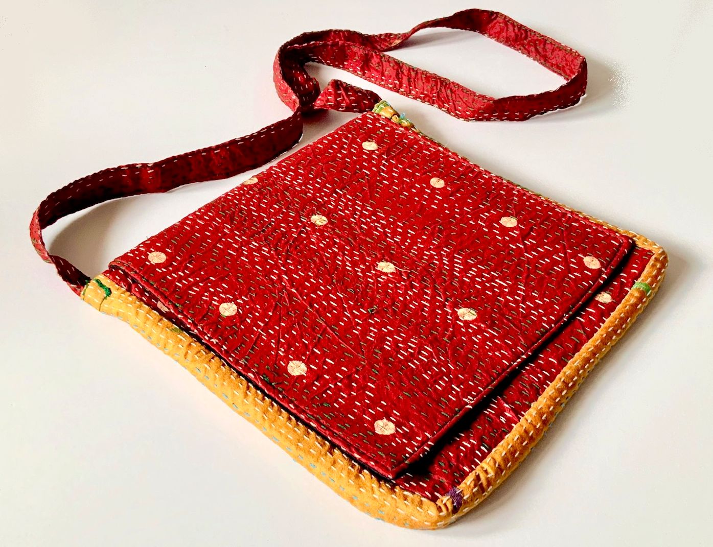 Kantha Silk Sling bags