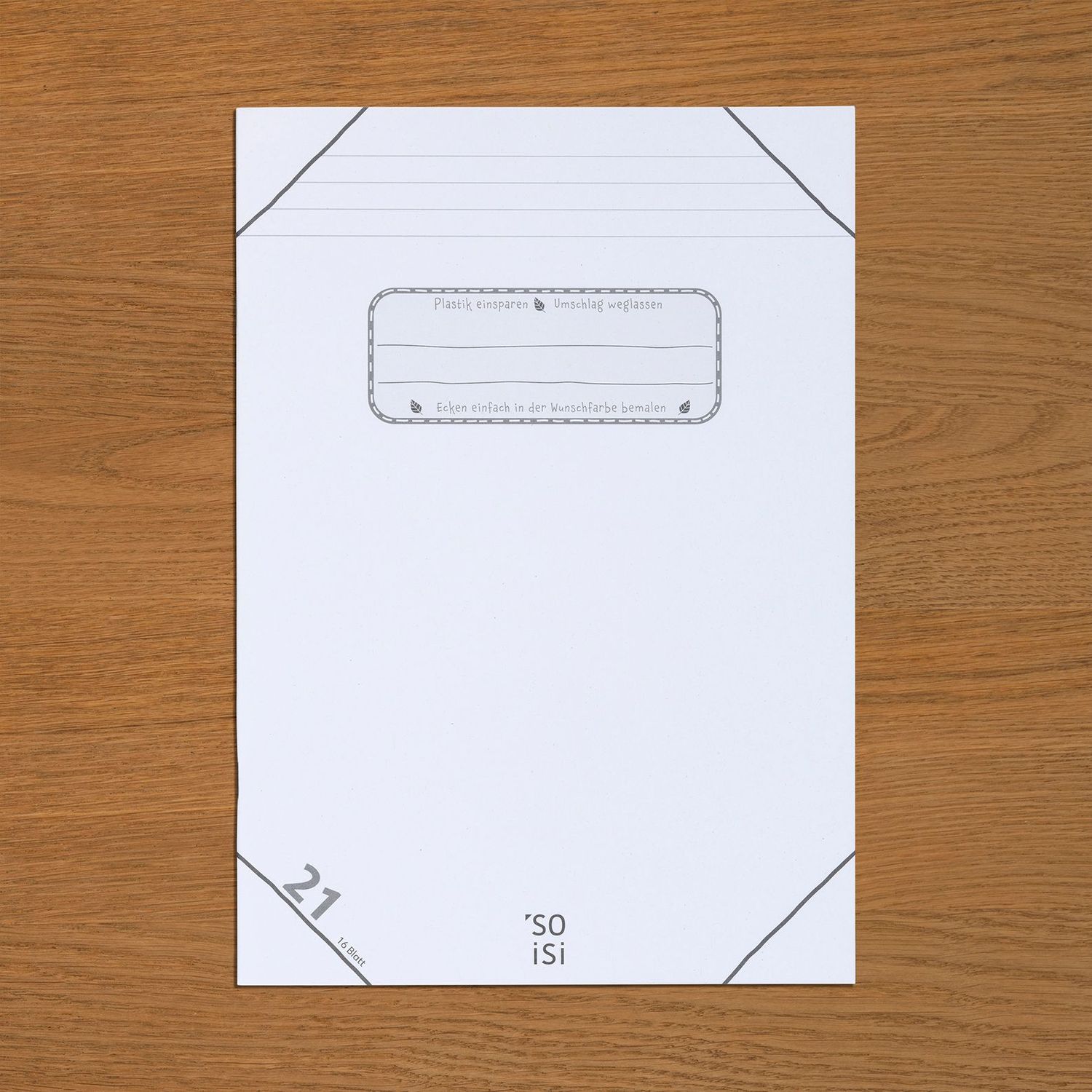 Lineatur 21 (liniert) DIN-A4